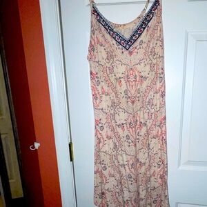 Bohemian Paisley Maxi Dress